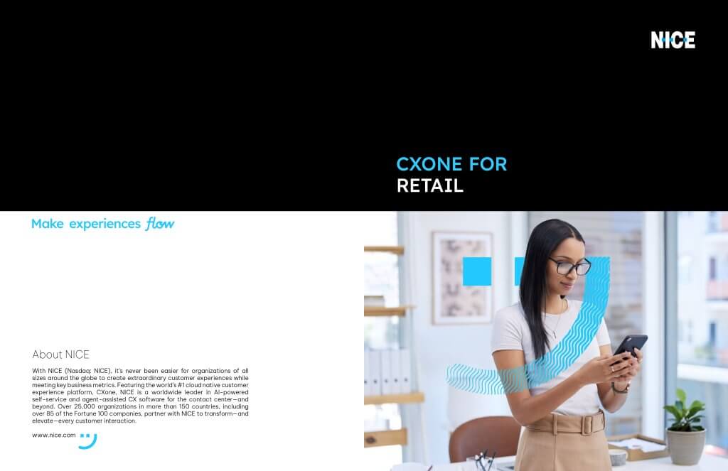 CXone for Retail Brochure page 0001